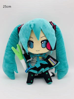 Planet Gates E 25-32cm Japanese Anime Plush Stuffed Toy Hatsune Miku Plush Doll Soft Pillow Future Doll Cute Christmas Gift for Children