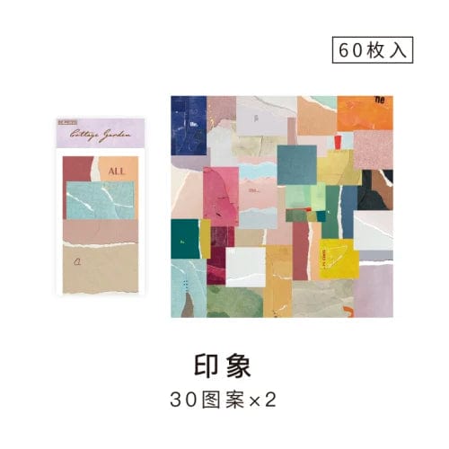 Planet Gates E 60 Pcs Paper Pack Romantic Vintage Floral Pattern Retro Paper For Scrapbooking Diary Journal Planner