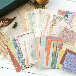 Planet Gates E 60 Pcs Paper Pack Romantic Vintage Floral Pattern Retro Paper For Scrapbooking Diary Journal Planner