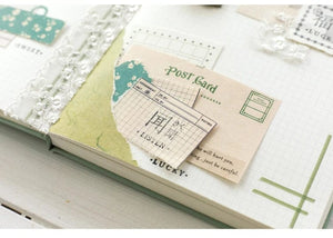 Planet Gates E 60 Pcs Paper Pack Romantic Vintage Floral Pattern Retro Paper For Scrapbooking Diary Journal Planner