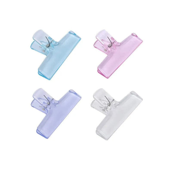 Planet Gates E Colorful Transparent Acrylic Binder Clip Planner Clip Paper Clamp Organizer Office File Clamps Holder Stationery School Supplies