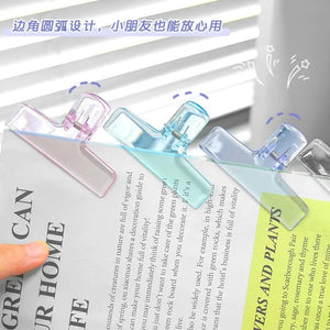 Planet Gates E Colorful Transparent Acrylic Binder Clip Planner Clip Paper Clamp Organizer Office File Clamps Holder Stationery School Supplies