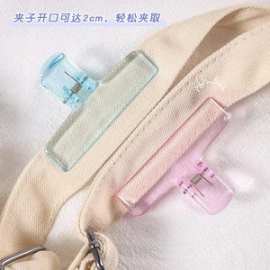 Planet Gates E Colorful Transparent Acrylic Binder Clip Planner Clip Paper Clamp Organizer Office File Clamps Holder Stationery School Supplies