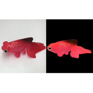 Planet Gates e Luminous Artificial Simulation Goldfish Silicone Floating Fake Fish For Aquarium Fish Tank Decoration Fishbowl Ornaments Decor