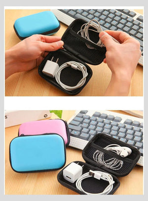 Planet Gates e Sundries Travel Storage Bag Charging Case for Earphone Package Zipper Bag Portable Travel Cable Organizer Electronics Storage