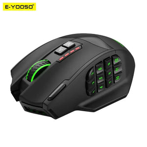 Planet Gates E-YOOSO X-33 RGB USB 2.4G Wireless Gaming Mouse 16000 DPI 16 Buttons Programmable Game Optical Mice for Computer PC Laptop