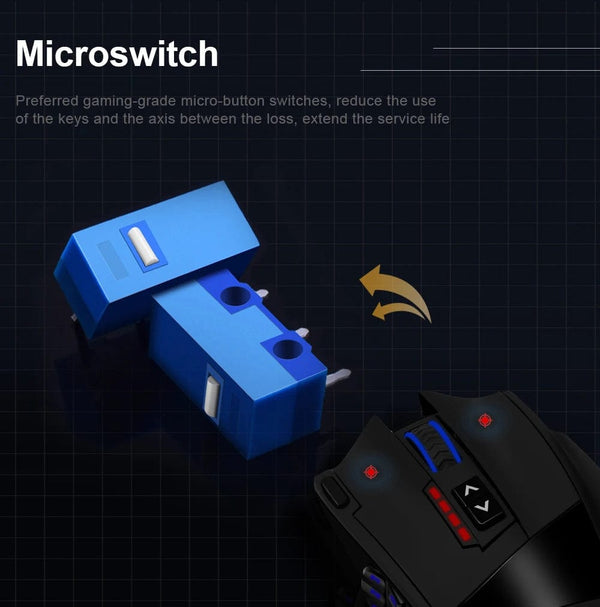 Planet Gates E-YOOSO X-33 RGB USB 2.4G Wireless Gaming Mouse 16000 DPI 16 Buttons Programmable Game Optical Mice for Computer PC Laptop