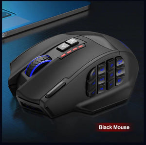 Planet Gates E-YOOSO X-33 RGB USB 2.4G Wireless Gaming Mouse 16000 DPI 16 Buttons Programmable Game Optical Mice for Computer PC Laptop