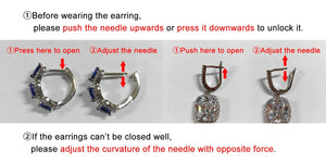 Planet Gates E1933 Huitan Korean Fashion Paved CZ Hoop Earrings for Women Metal Silver Color/Gold Color Simple Versatile Girls Earrings Hot Jewelry