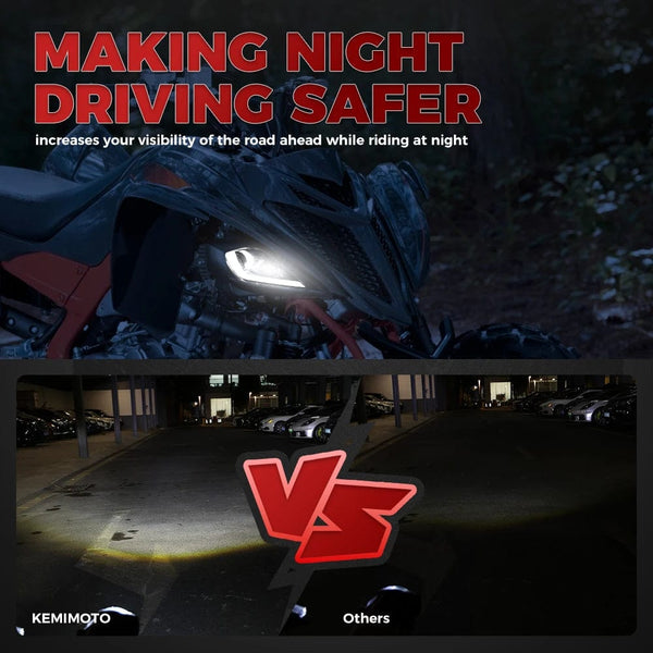 Planet Gates E24 ATV Headlight for Yamaha Raptor 700R 700 YFZ450 YFZ450R YFZ450X Wolverine 450 350 Raptor 250 350 2006-2024 Turn Signal Light