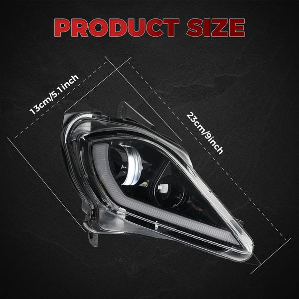 Planet Gates E24 ATV Headlight for Yamaha Raptor 700R 700 YFZ450 YFZ450R YFZ450X Wolverine 450 350 Raptor 250 350 2006-2024 Turn Signal Light