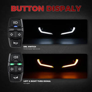 Planet Gates E24 ATV Headlight for Yamaha Raptor 700R 700 YFZ450 YFZ450R YFZ450X Wolverine 450 350 Raptor 250 350 2006-2024 Turn Signal Light