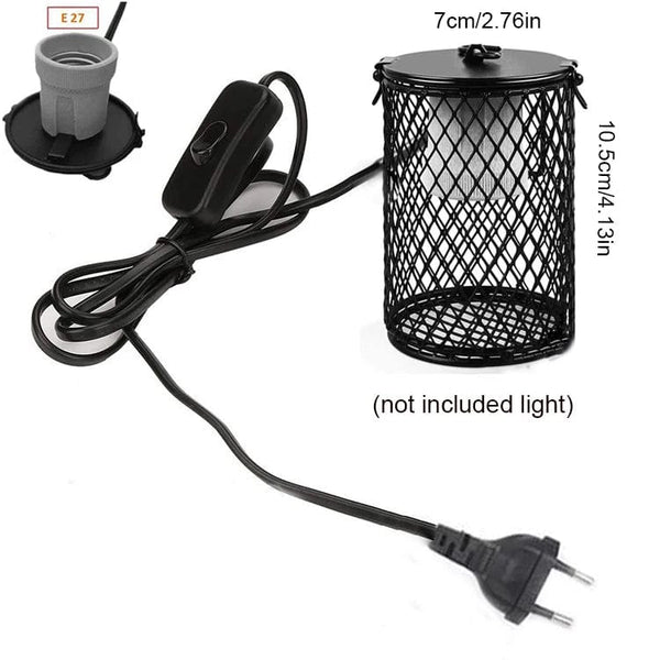 Planet Gates E27 Pet Heating Lamp for Turtle Snake lizard Infrared Ceramic Emitter Heat Light 100W Reptile Lamp EU Plug
