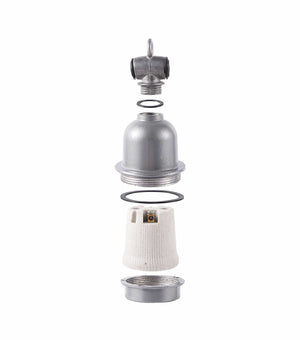 Planet Gates E27 Turtle Aquarium Reptile Lamp Holder Ceramic Insulation Piglet Brooder Bird Heating Bulb Culture Spiral Light Socket 1 Pc