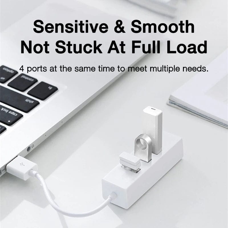 Planet Gates EARDECO High Speed USB HUB Stand Multi USB Splitter 4 Ports Expander Multiple USB Expander Computer Accessories For Laptop PC