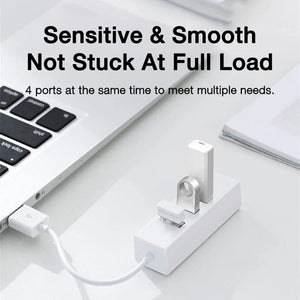 Planet Gates EARDECO High Speed USB HUB Stand Multi USB Splitter 4 Ports Expander Multiple USB Expander Computer Accessories For Laptop PC