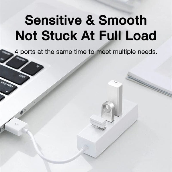 Planet Gates EARDECO High Speed USB HUB Stand Multi USB Splitter 4 Ports Expander Multiple USB Expander Computer Accessories For Laptop PC
