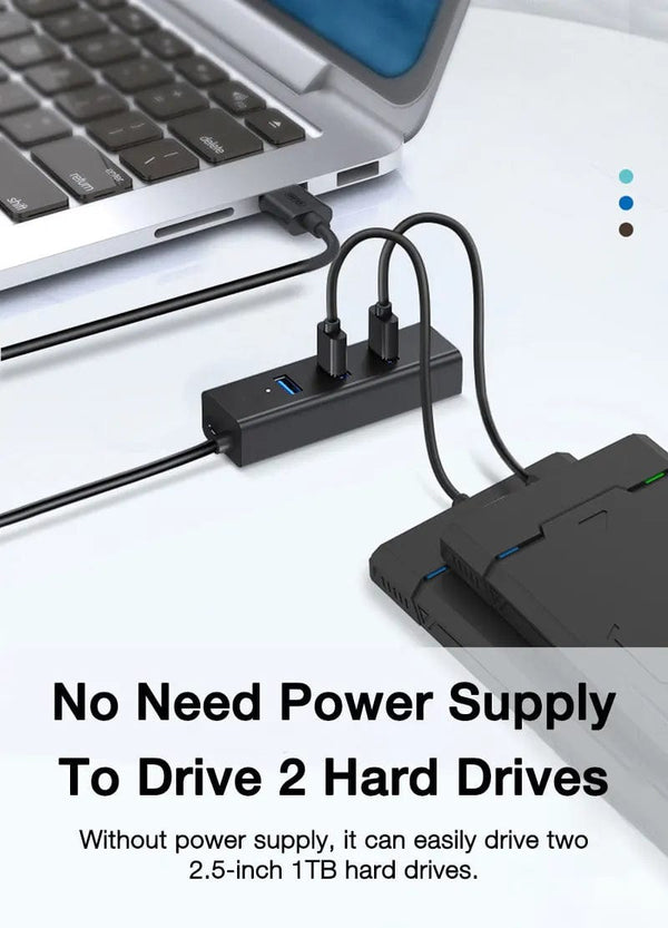 Planet Gates EARDECO High Speed USB HUB Stand Multi USB Splitter 4 Ports Expander Multiple USB Expander Computer Accessories For Laptop PC