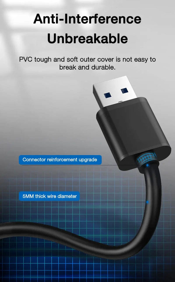 Planet Gates EARDECO High Speed USB HUB Stand Multi USB Splitter 4 Ports Expander Multiple USB Expander Computer Accessories For Laptop PC