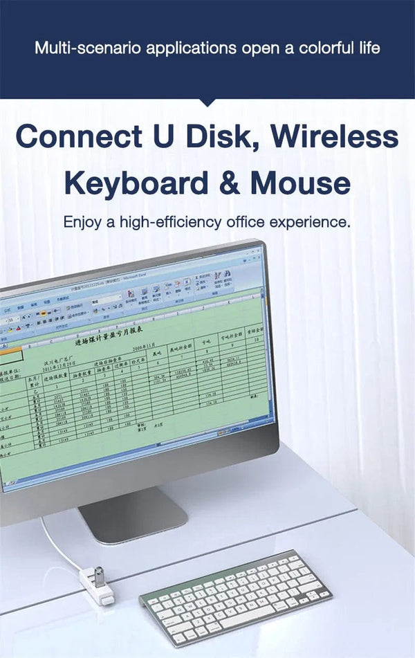 Planet Gates EARDECO High Speed USB HUB Stand Multi USB Splitter 4 Ports Expander Multiple USB Expander Computer Accessories For Laptop PC