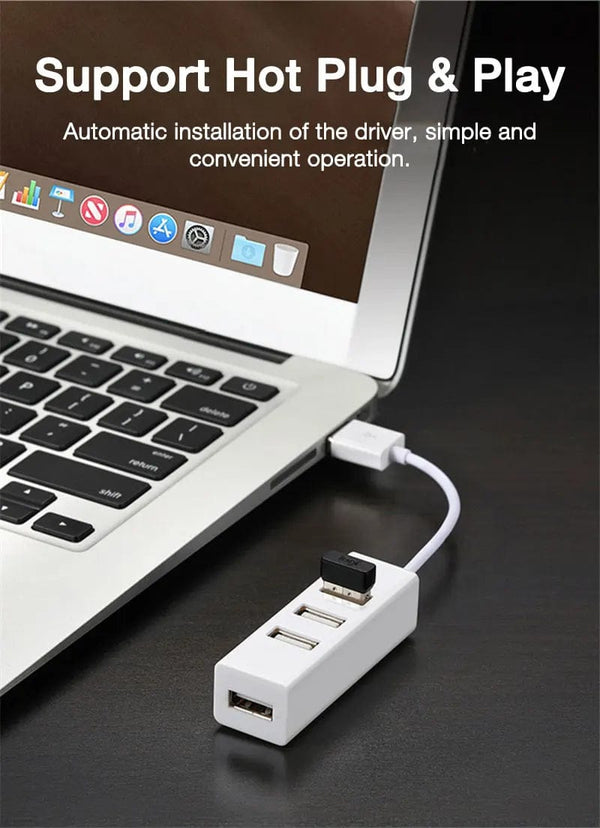 Planet Gates EARDECO High Speed USB HUB Stand Multi USB Splitter 4 Ports Expander Multiple USB Expander Computer Accessories For Laptop PC