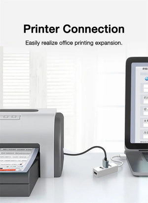 Planet Gates EARDECO High Speed USB HUB Stand Multi USB Splitter 4 Ports Expander Multiple USB Expander Computer Accessories For Laptop PC