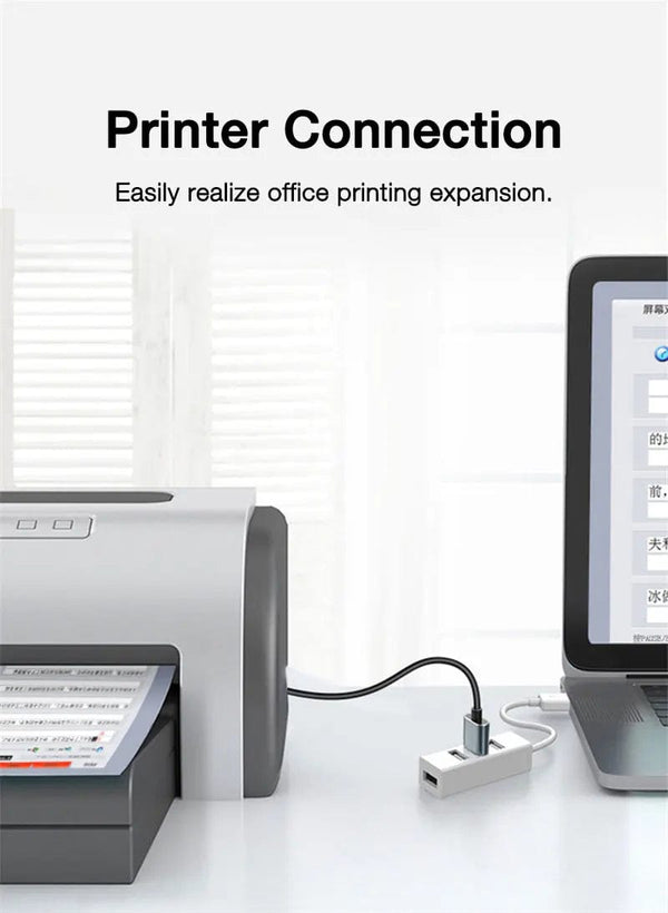 Planet Gates EARDECO High Speed USB HUB Stand Multi USB Splitter 4 Ports Expander Multiple USB Expander Computer Accessories For Laptop PC