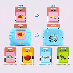 Planet Gates Early Education Flash Card Learning Toys Talking Flashcards for Kids Preschool English Electronic Audio Book Machine Gift