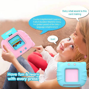 Planet Gates Early Education Flash Card Learning Toys Talking Flashcards for Kids Preschool English Electronic Audio Book Machine Gift