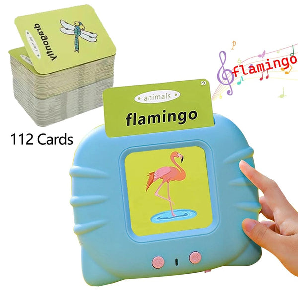 Planet Gates Early Education Flash Card Learning Toys Talking Flashcards for Kids Preschool English Electronic Audio Book Machine Gift