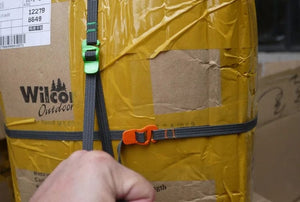 Planet Gates EDC Camping Outdoor Travel Equipment Durable Quick Release Luggage Strap with Stainless Steel Buckle Hook Release Type Gear