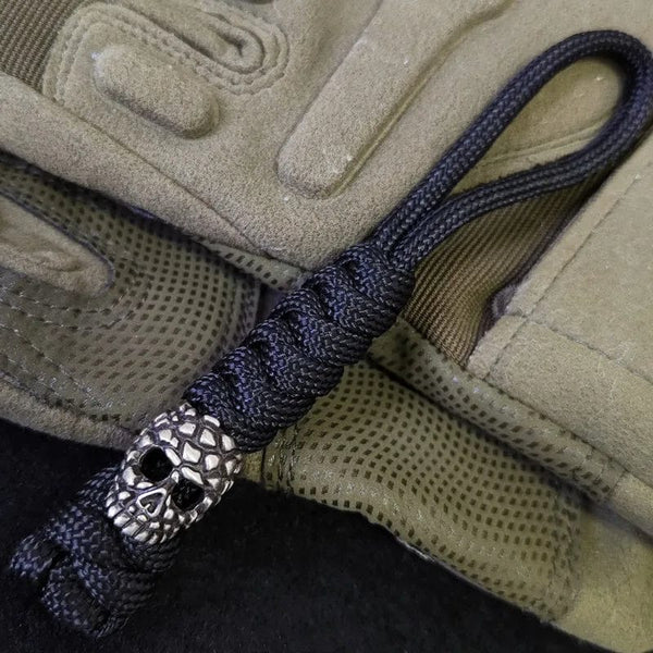 Planet Gates EDC Retro Paracord clasp Umbrella Rope Knight's helmet mask DIY Braided Knife Beads Lanyard Accessories Outdoor