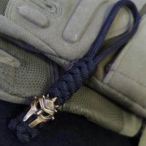 Planet Gates EDC Retro Paracord clasp Umbrella Rope Knight's helmet mask DIY Braided Knife Beads Lanyard Accessories Outdoor