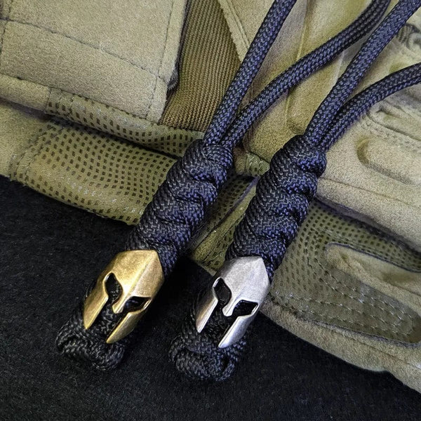 Planet Gates EDC Retro Paracord clasp Umbrella Rope Knight's helmet mask DIY Braided Knife Beads Lanyard Accessories Outdoor