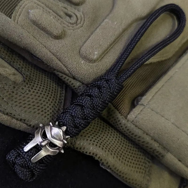 Planet Gates EDC Retro Paracord clasp Umbrella Rope Knight's helmet mask DIY Braided Knife Beads Lanyard Accessories Outdoor