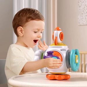 Planet Gates Educational Learning Montessori Toy Busy Cube Hand-on Ability Training Lock Box Fine Motor Skill Development Cube Toy for Kids