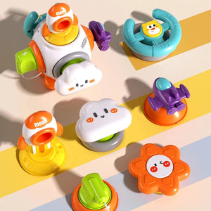 Planet Gates Educational Learning Montessori Toy Busy Cube Hand-on Ability Training Lock Box Fine Motor Skill Development Cube Toy for Kids