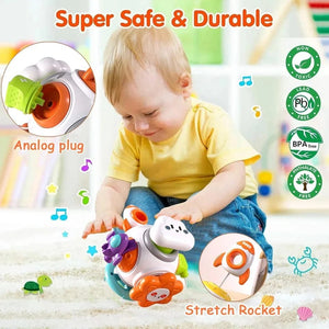 Planet Gates Educational Learning Montessori Toy Busy Cube Hand-on Ability Training Lock Box Fine Motor Skill Development Cube Toy for Kids