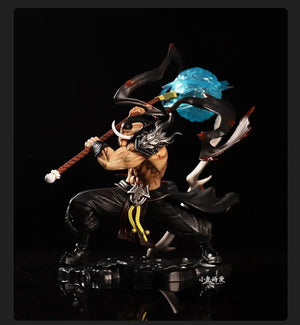 Planet Gates Edward Newgate 29cm White Beard Edward Newgate Anime One Pieceed Four Emperors Tiens Luminous Action Figure Collectible Model Toy Birthday Gift