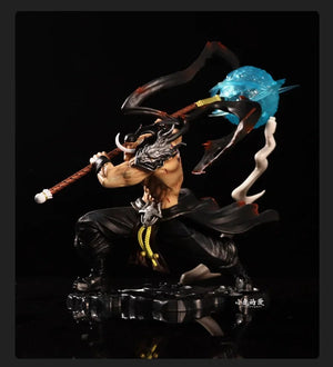 Planet Gates Edward Newgate 29cm White Beard Edward Newgate Anime One Pieceed Four Emperors Tiens Luminous Action Figure Collectible Model Toy Birthday Gift