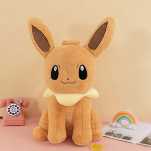 Planet Gates Eevee / 42cm Pokemon Eevee Soft Hug Series Stuffed Plush Doll Toy Vaporeon Eeveelution Flareon Jolteon Pet Elves Gift