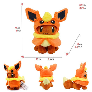 Planet Gates Eevee Cos Umbreon Espeon Jolteon Flareon Glaceon Vaporeon Sylveon Leafeon Plush Toy Stuffed Soft Cartoons All Star Collection