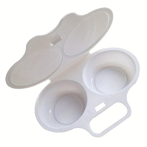 Planet Gates Egg Steamer 1pc Egg Poacher, Microwave Egg Steamer, Round Shape Plastic Egg Omelette Tools, Kitchen Supplies