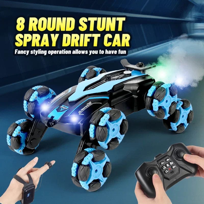 Planet Gates Eight Wheels RC Car Toy Spray Twisting Stunt Drift Car Samochody zdalnie sterowane Zabawki RC dla dzieci i dorosłych Samochód zdalnie sterowany