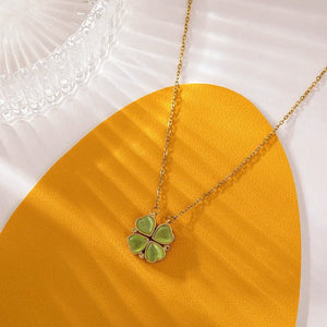 Planet Gates EILIECK 316L Stainless Steel Pearl Zircon Pendant Necklace For Women Girl Fashion Waterproof Collar Neck Chain Jewelry Gift