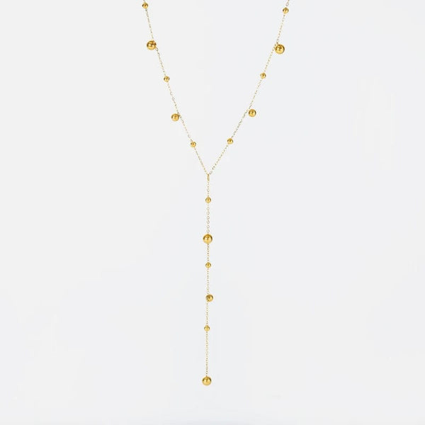 Planet Gates EILIECK 316L Stainless Steel Pearl Zircon Pendant Necklace For Women Girl Fashion Waterproof Collar Neck Chain Jewelry Gift