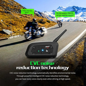 Planet Gates EJEAS V6 PRO+/PLUS Motorcycle Helmet Bluetooth Walkie Talkie 6 Rider Distance 800 Meters Waterproof IP67
