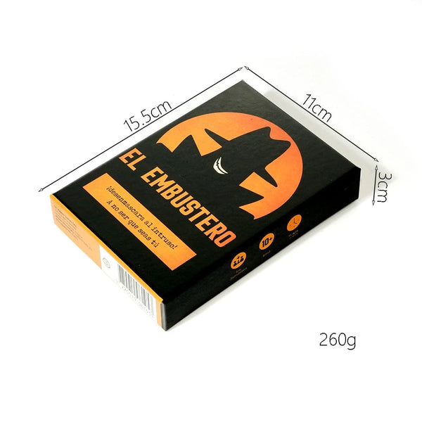 Planet Gates El Embustero ¿Conseguirás desenmascararlo? ¡Faroles, Creatividad, Juegos de Palabras y sospechas! Table game Card game  Family g