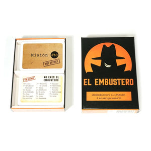 Planet Gates El Embustero ¿Conseguirás desenmascararlo? ¡Faroles, Creatividad, Juegos de Palabras y sospechas! Table game Card game  Family g