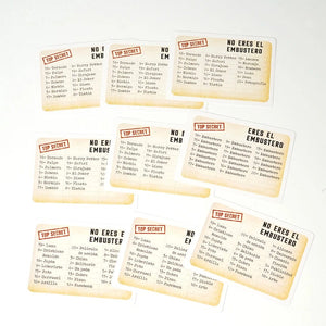 Planet Gates El Embustero ¿Conseguirás desenmascararlo? ¡Faroles, Creatividad, Juegos de Palabras y sospechas! Table game Card game  Family g